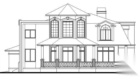 杭州云栖碟谷B型别墅建筑施工图施工图下载【ID:151392108】