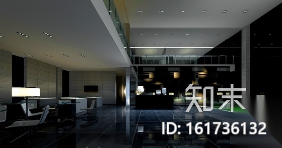 [浙江]超高层景观公寓现代售楼厅装修图（含效果）cad施工图下载【ID:161736132】