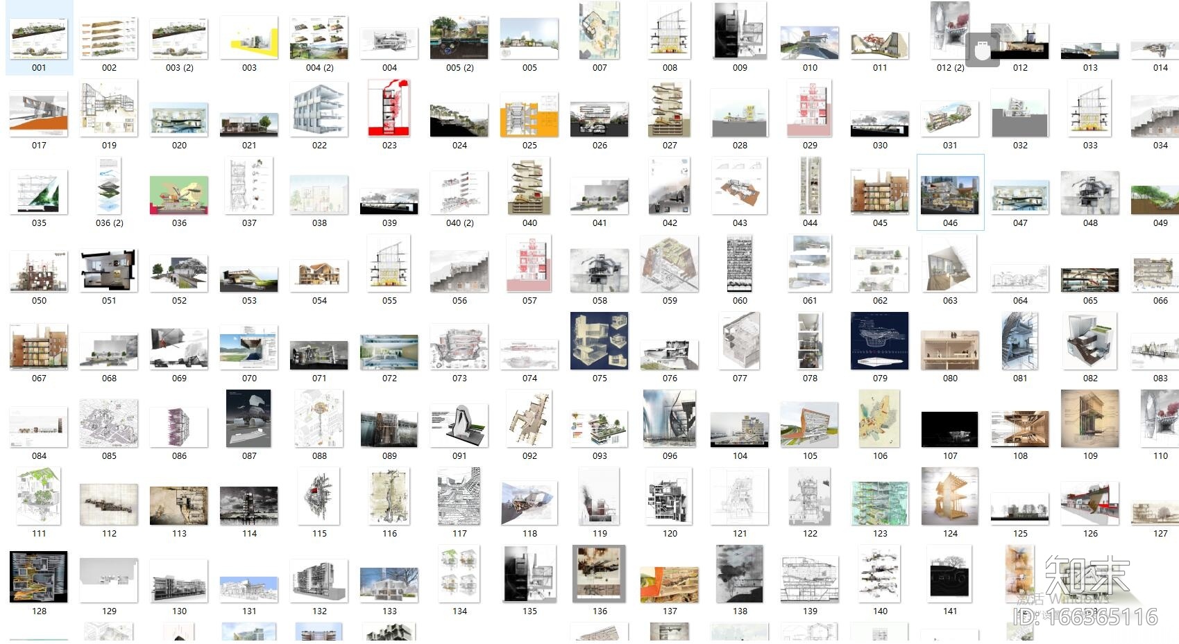 特色精品建筑剖面设计分析图(JPG+193张)施工图下载【ID:166365116】