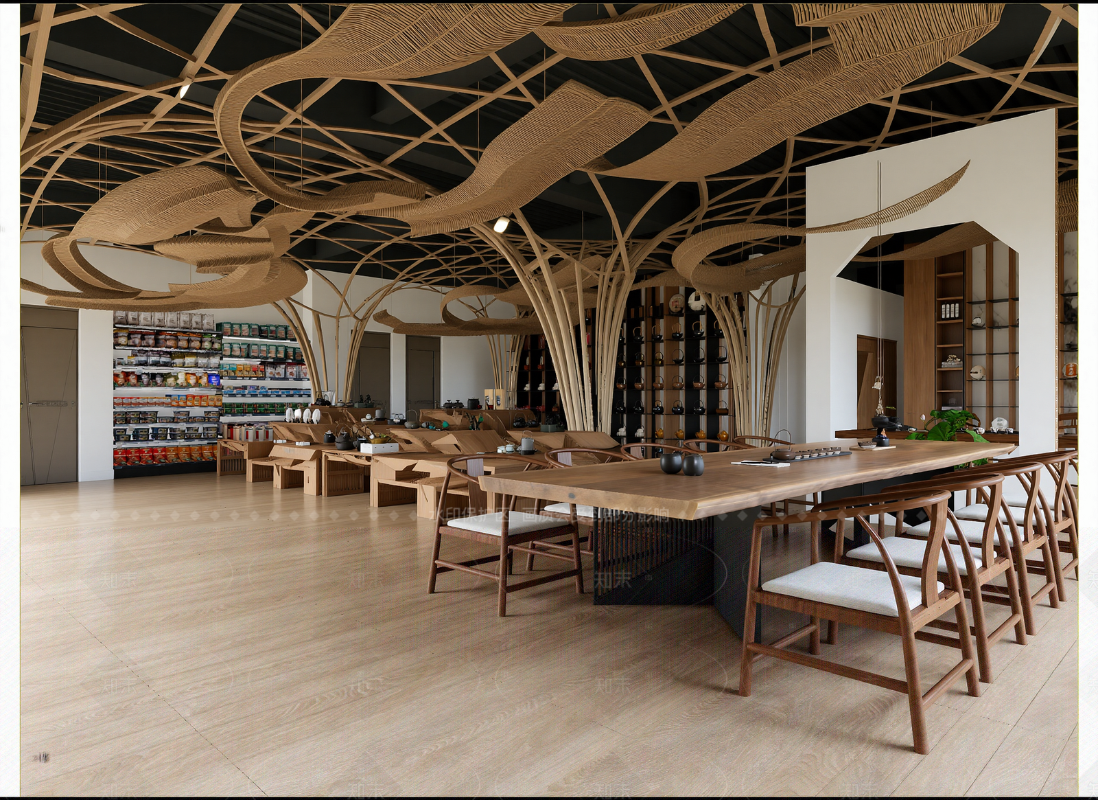 原木超市3D模型下载【ID:1214945614】