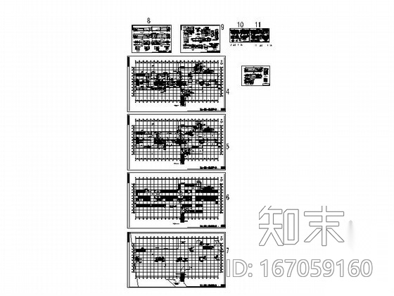 某商业人防物资库、二级人员躲避所建筑施工图cad施工图下载【ID:167059160】