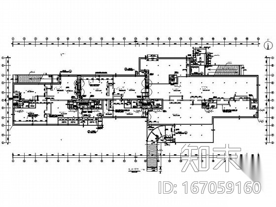 某商业人防物资库、二级人员躲避所建筑施工图cad施工图下载【ID:167059160】