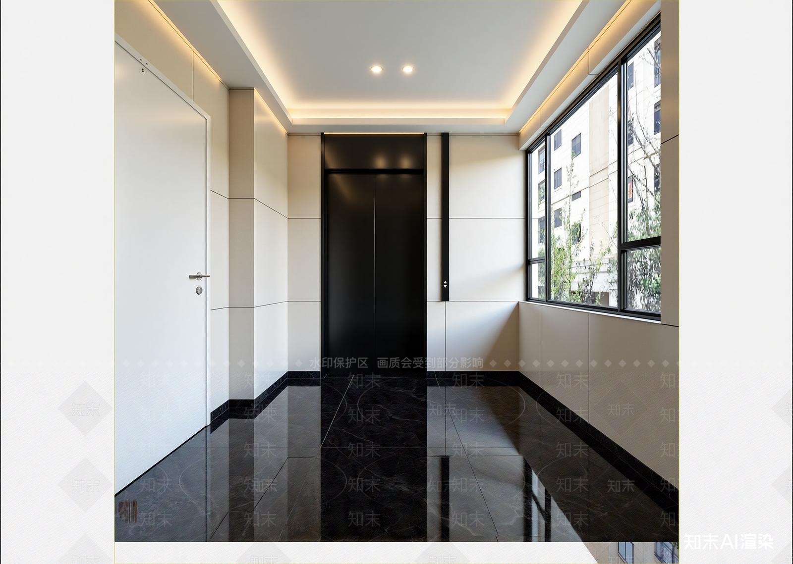 现代走廊3D模型下载【ID:1214702868】