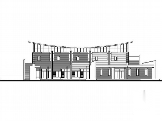 某室内篮球馆建筑方案图施工图下载【ID:165936177】