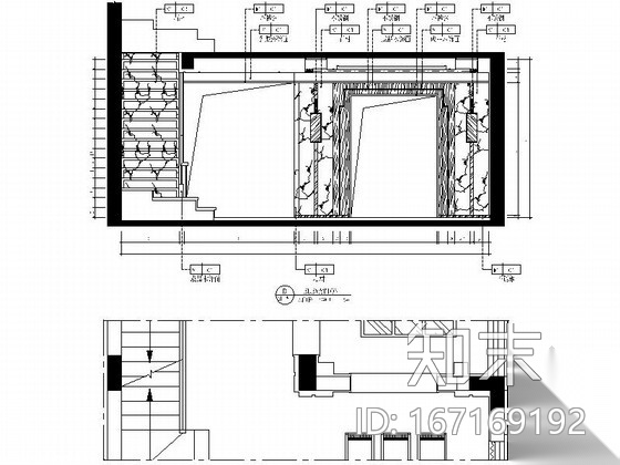 [浙江]新城区风景合院新中式三层别墅室内装修施工图cad施工图下载【ID:167169192】