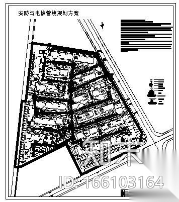 小区室外弱电管网设计图纸cad施工图下载【ID:166103164】