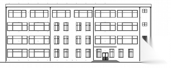 某学校学生食堂建筑设计施工图cad施工图下载【ID:166570144】