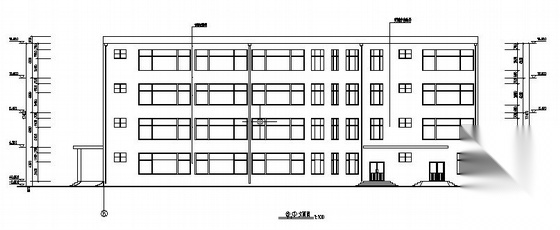 某学校学生食堂建筑设计施工图cad施工图下载【ID:166570144】