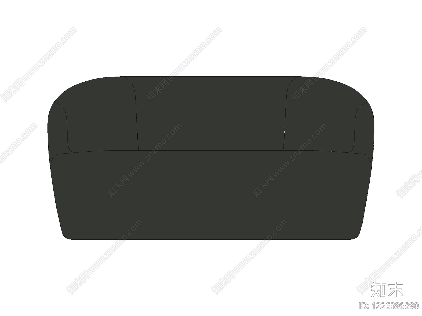 沙发cad施工图下载【ID:1226398890】