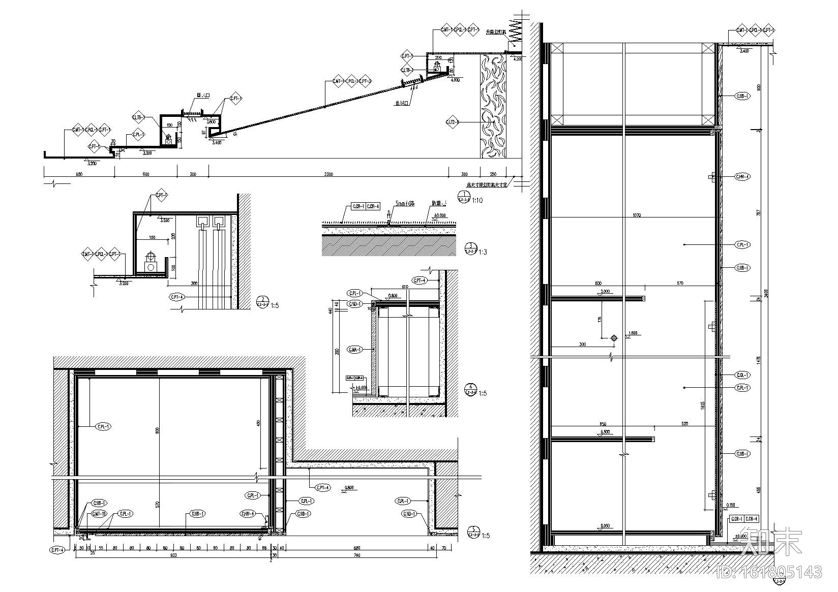 [广东]生态园林主题会议酒店施工图+实景图cad施工图下载【ID:161805143】