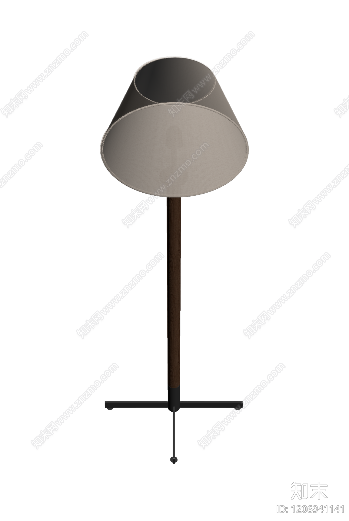 木质落地灯3D模型下载【ID:1206941141】