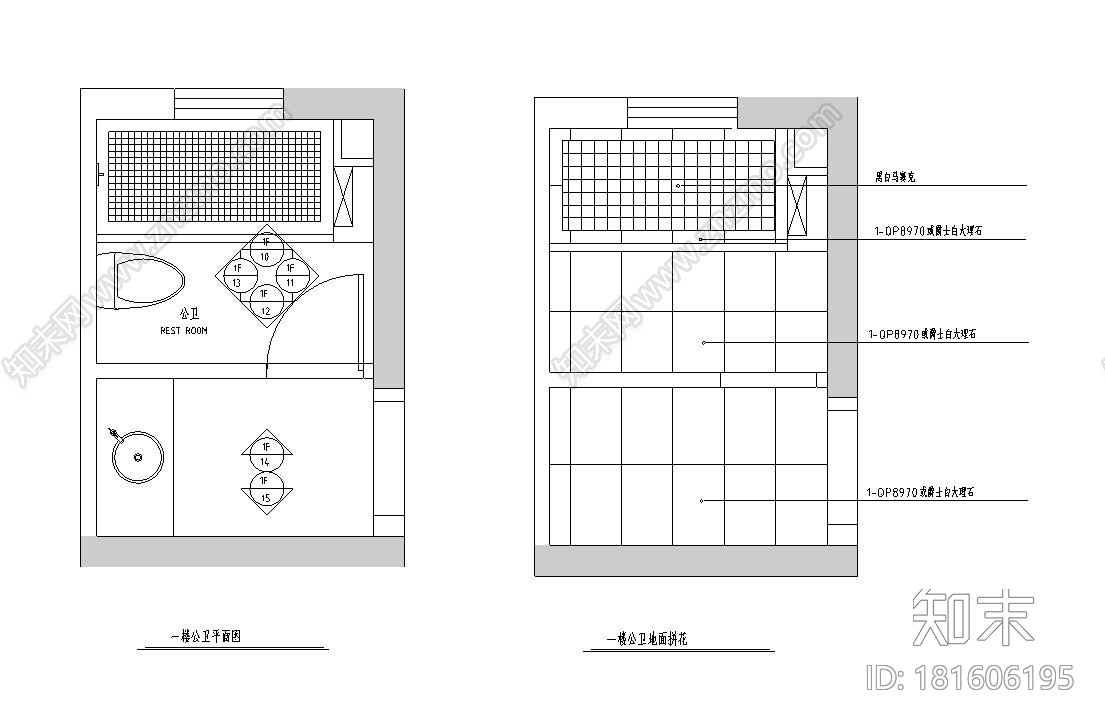 [山西]200㎡现代风格跃层公寓装修施工图cad施工图下载【ID:181606195】