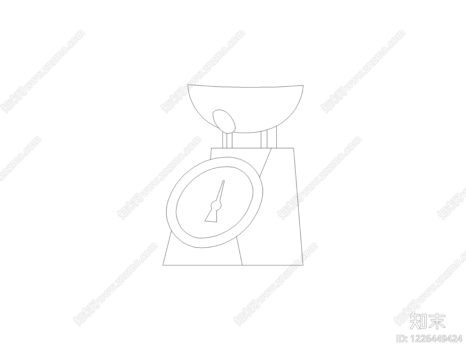 柜子cad施工图下载【ID:1226449424】