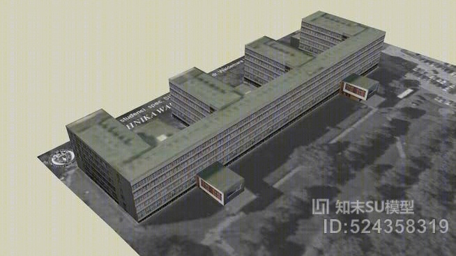 电子信息技术大楼SU模型下载【ID:524358319】