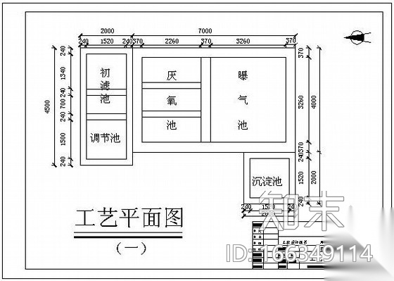 某养猪厂废水处理工程图纸cad施工图下载【ID:166349114】