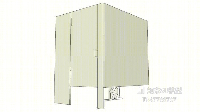 公共卫生间SU模型下载【ID:47766707】