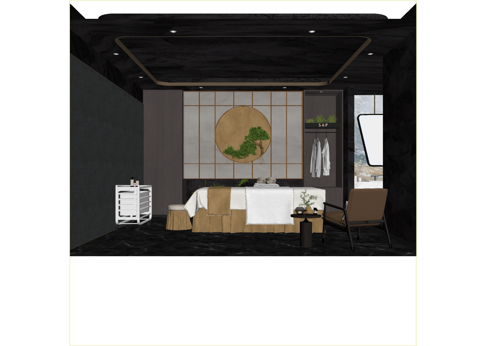 新中式美容院3D模型下载【ID:1214680259】