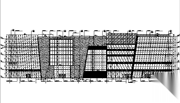 [浙江]17年最新高层商业建筑施工图（含水暖电全专业图...cad施工图下载【ID:151452189】