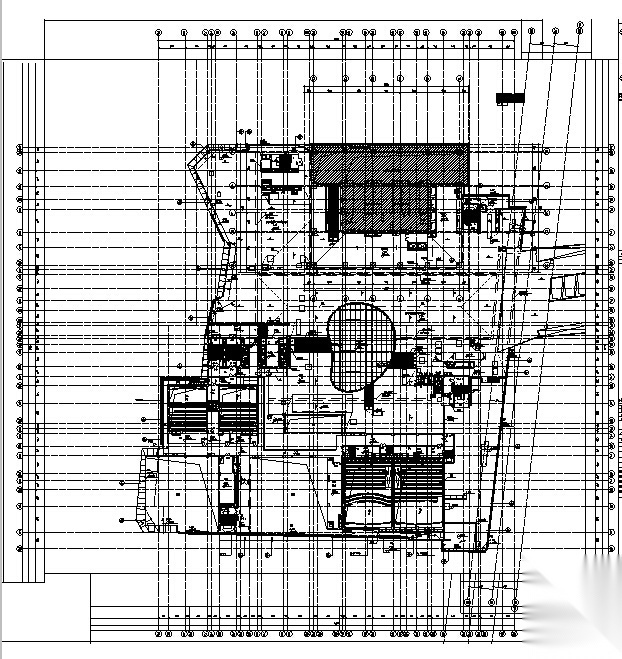 [浙江]17年最新高层商业建筑施工图（含水暖电全专业图...cad施工图下载【ID:151452189】