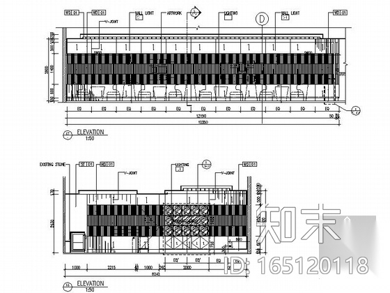 [澳门]现代粉红色私人会所室内设计CAD施工图（含高清...cad施工图下载【ID:165120118】