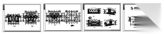 某B型山体别墅建筑方案图cad施工图下载【ID:149922162】