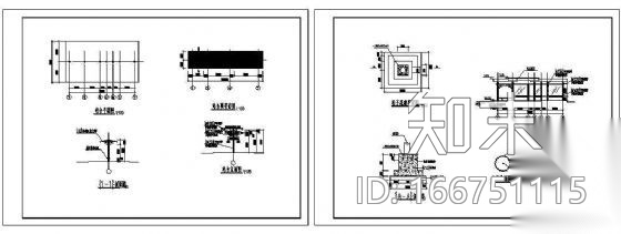 某市公交站台施工图cad施工图下载【ID:166751115】