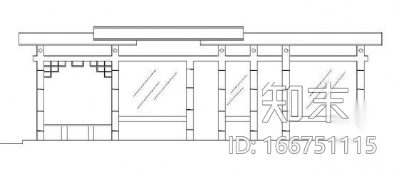 某市公交站台施工图cad施工图下载【ID:166751115】