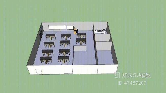 教室SU模型下载【ID:518005507】