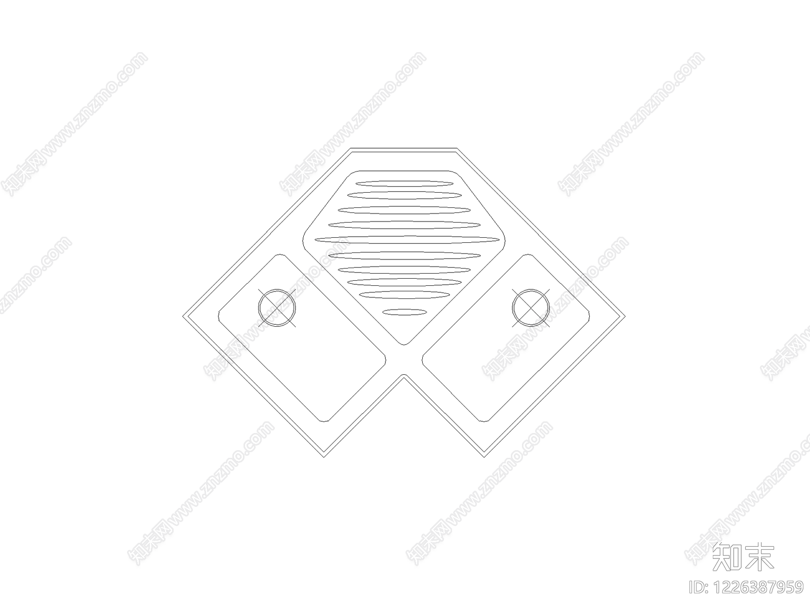 卫浴设施CAD图纸