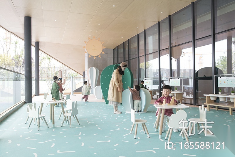 成都花花学园体验中心官方摄影丨88Pcad施工图下载【ID:165588121】