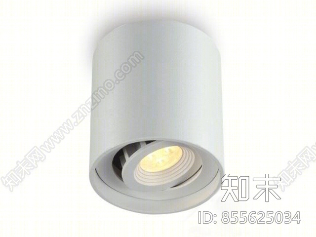 现代明装筒灯3D模型下载【ID:855625034】