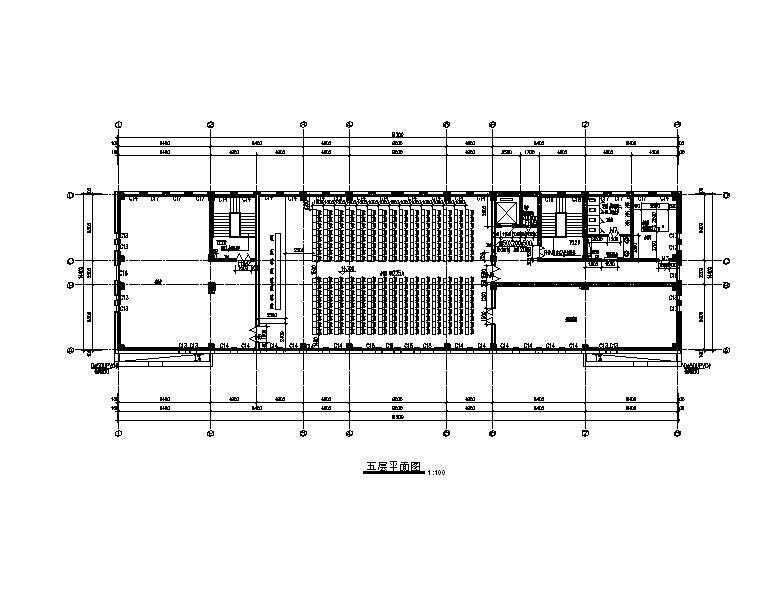 [宁夏]五层砖瓦屋面综合办公楼建筑施工图施工图下载【ID:149958181】