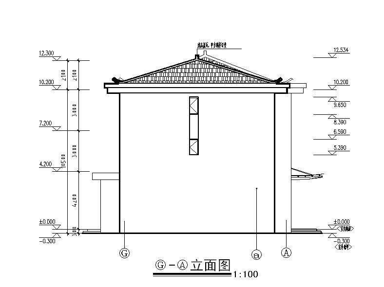 [宁夏]五层砖瓦屋面综合办公楼建筑施工图施工图下载【ID:149958181】