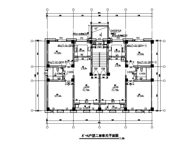 [宁夏]五层砖瓦屋面综合办公楼建筑施工图施工图下载【ID:149958181】