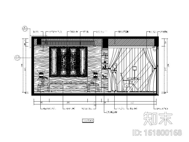 [福建]新中式风格别墅设计施工图（含效果图）cad施工图下载【ID:161800168】