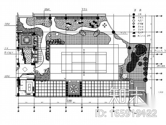 办公区环境景观项目规划设计施工图cad施工图下载【ID:165919122】