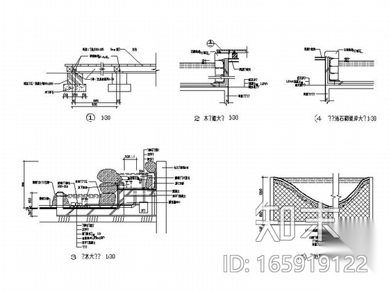 办公区环境景观项目规划设计施工图cad施工图下载【ID:165919122】