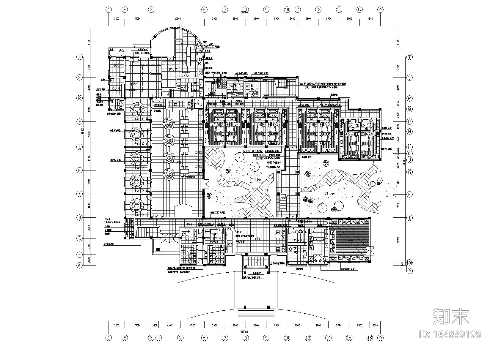 某四层宾馆装饰工程设计施工图cad施工图下载【ID:164839198】