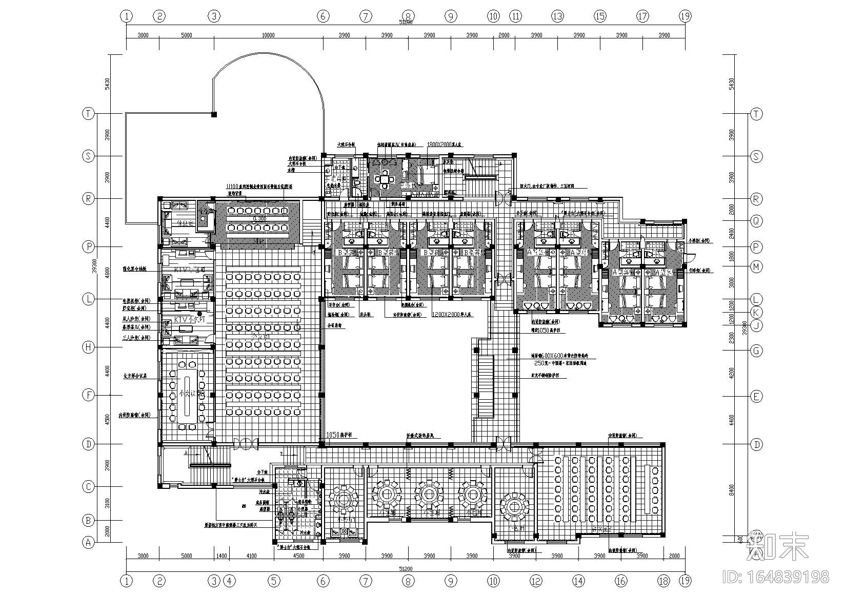 某四层宾馆装饰工程设计施工图cad施工图下载【ID:164839198】