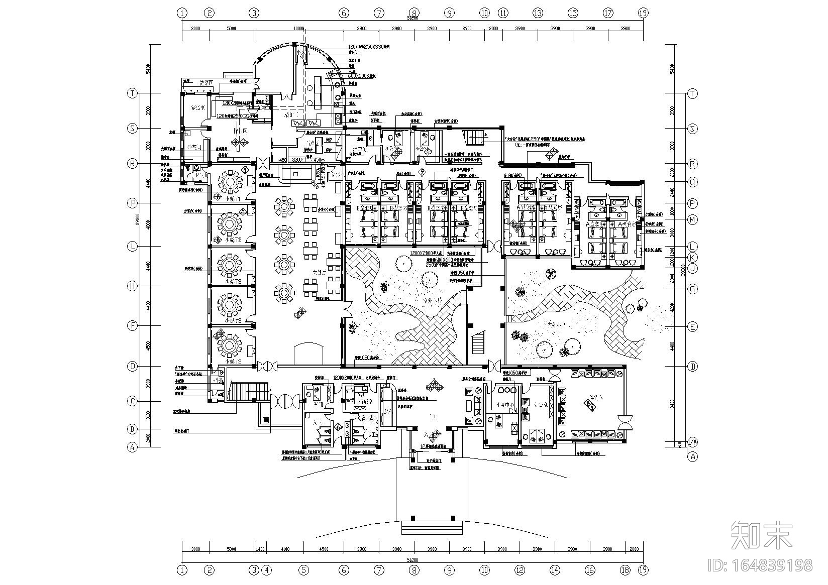 某四层宾馆装饰工程设计施工图cad施工图下载【ID:164839198】