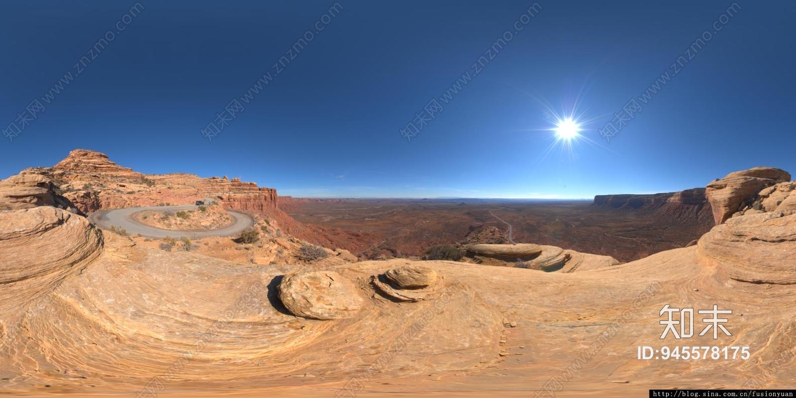 HDRI全景天空贴图下载【ID:945578175】