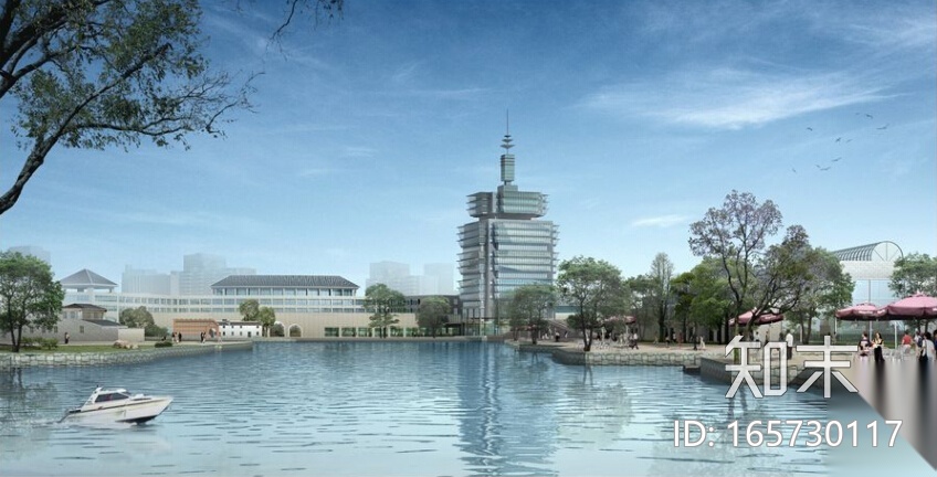 [浙江]余杭塘栖城镇中心城市规划设计cad施工图下载【ID:165730117】
