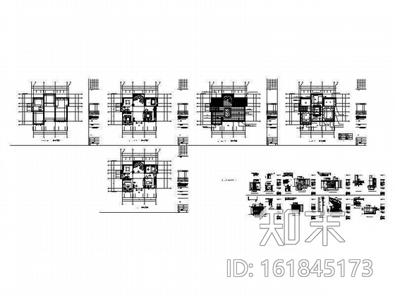 自建单体别墅首层设计图施工图下载【ID:161845173】