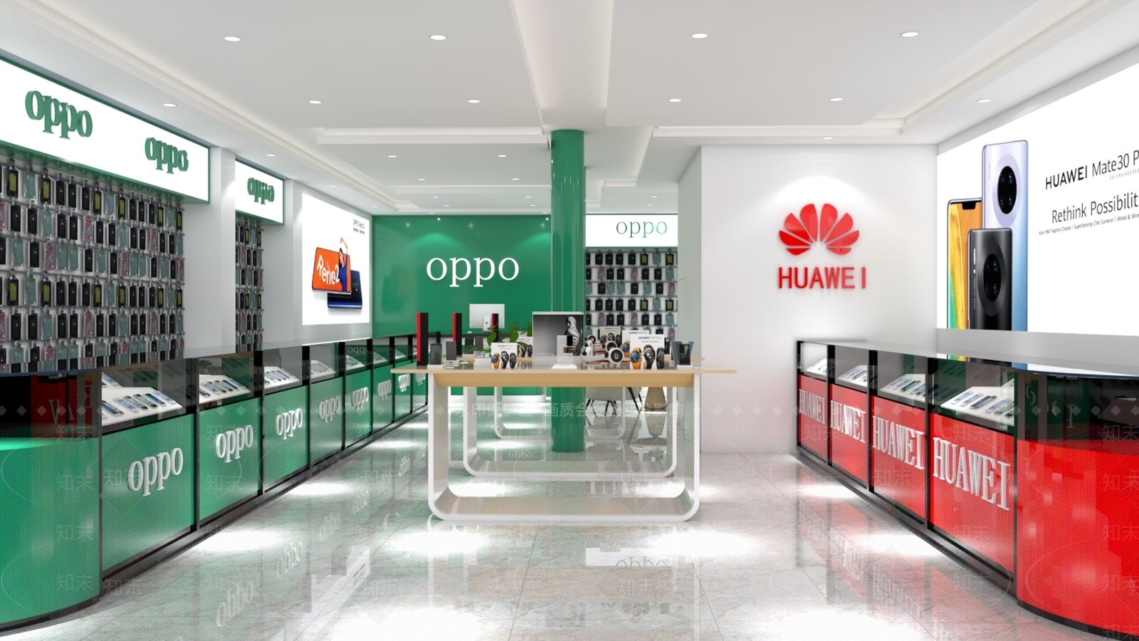 现代手机专卖店SU模型下载【ID:170318191】