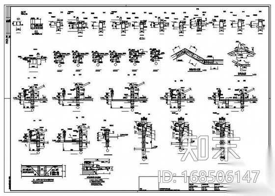 上海某六层砖混商品用房结构图cad施工图下载【ID:168506147】