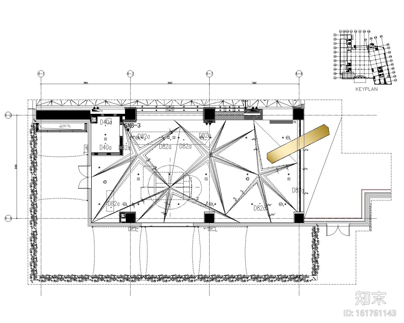 [上海]闵行宝龙艾美酒店室内装修设计施工图cad施工图下载【ID:161761143】