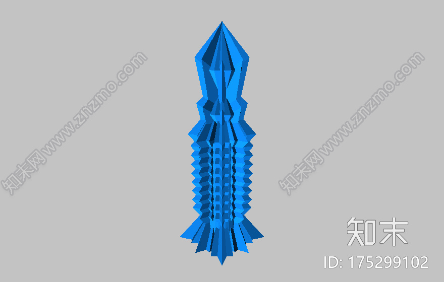 尖尖塔3d打印模型下载【ID:175299102】