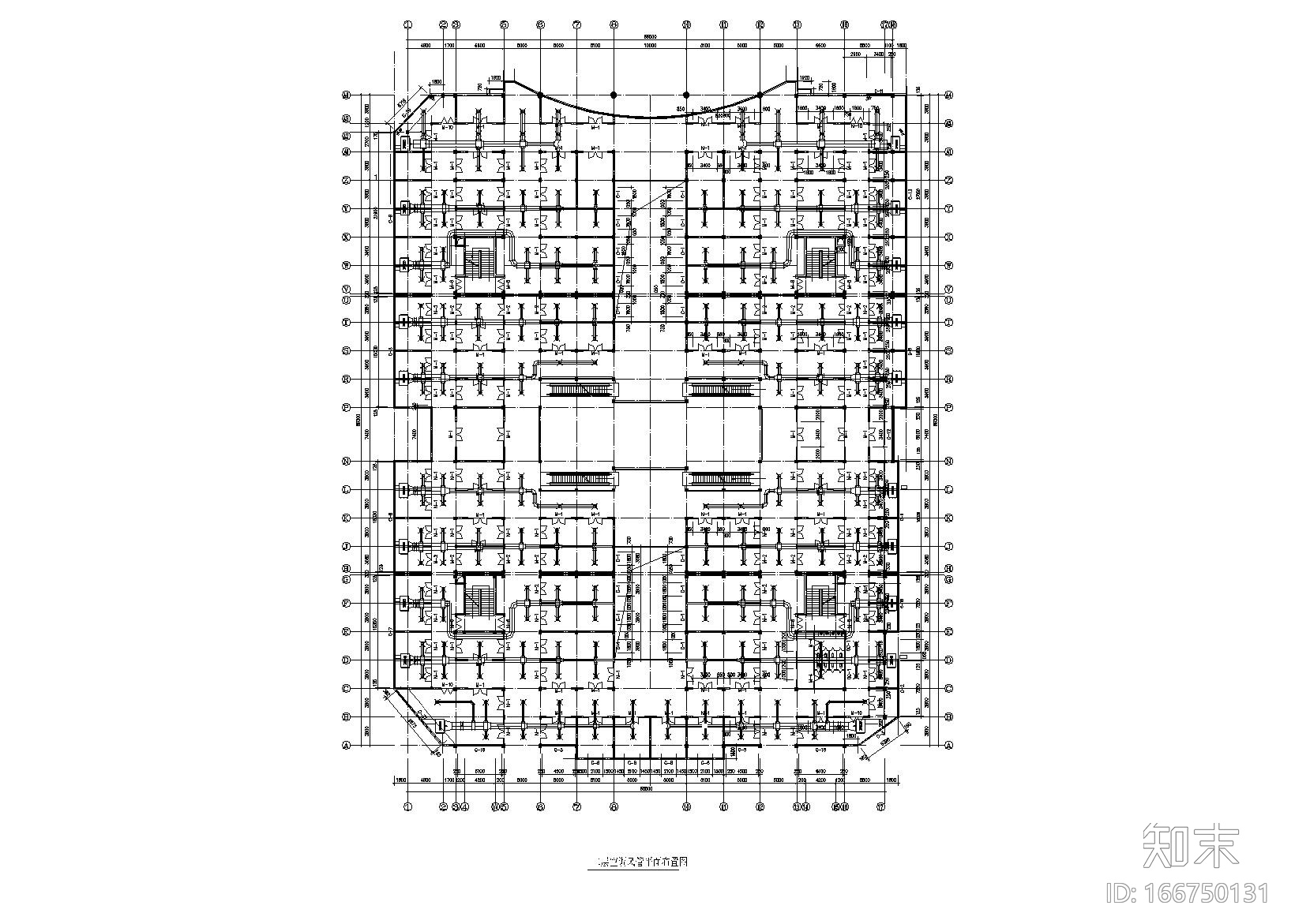 某2万平商场中央空调施工图cad施工图下载【ID:166750131】