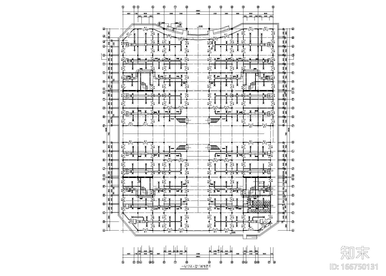 某2万平商场中央空调施工图cad施工图下载【ID:166750131】