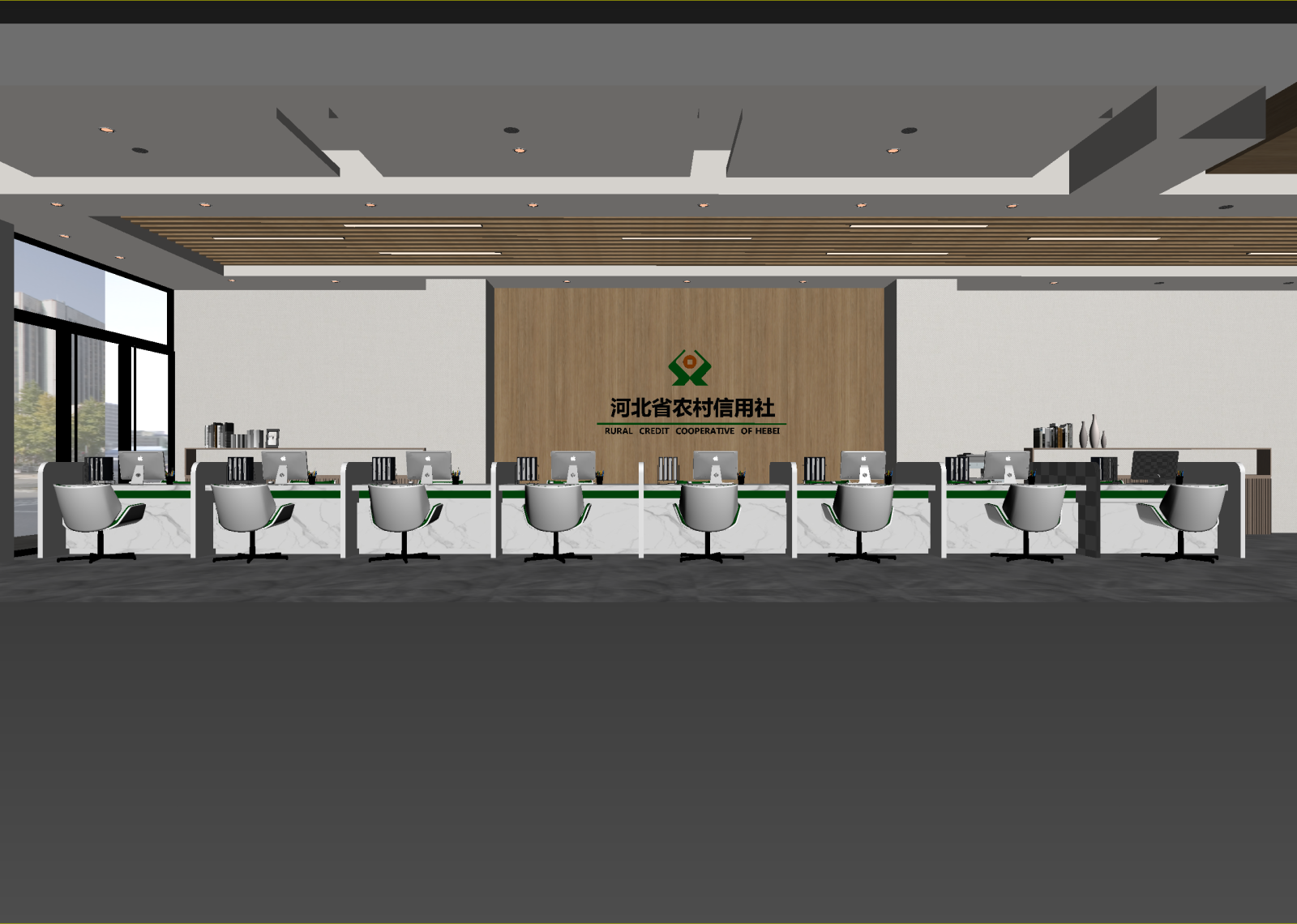 现代银行3D模型下载【ID:1214745857】